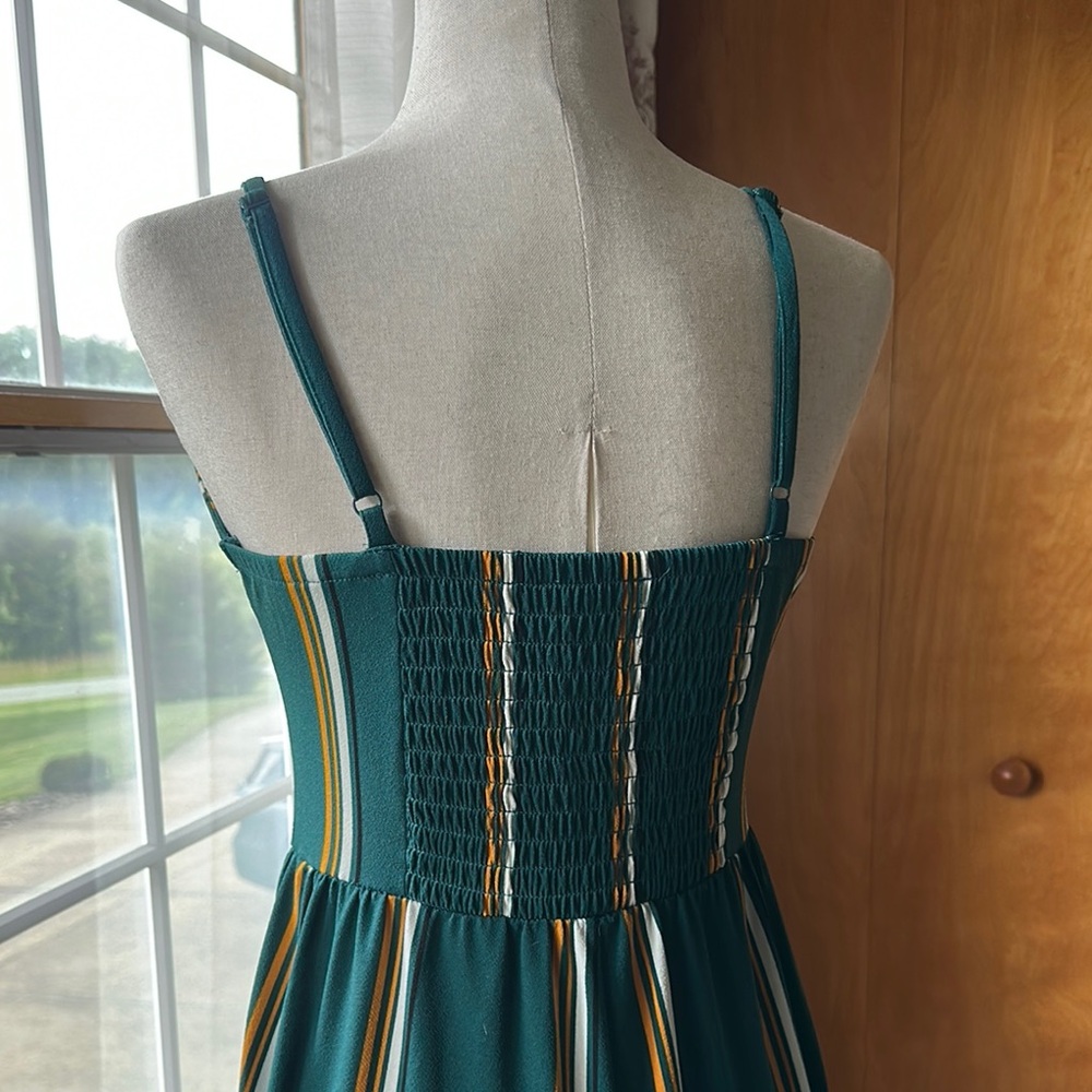 Express (NWT)- Stripped & Strappy Jumpsuit - Picture 8 of 11